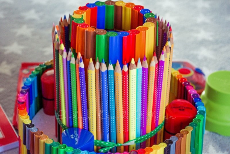 Torte aus Stiften (5)