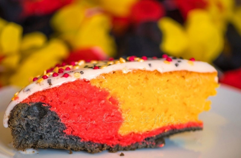 Deutschland Kuchen Regenbogenkuchen 1