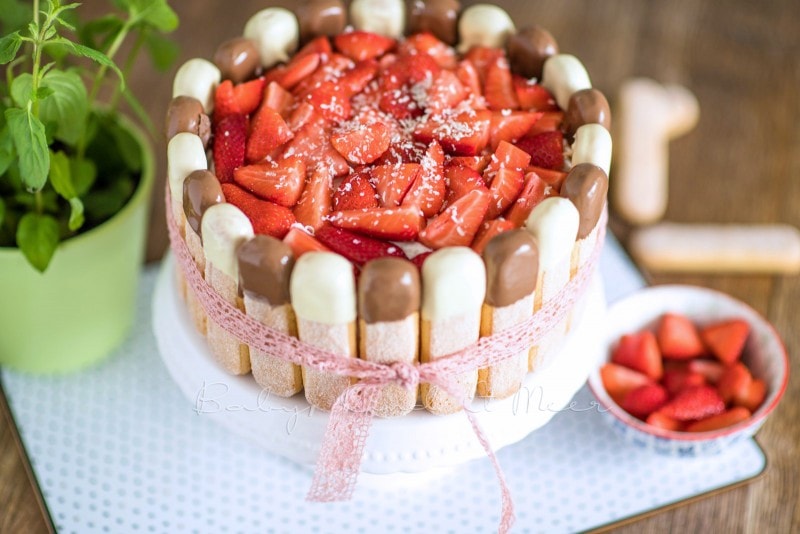 Erdbeer Tiramisu Torte Rezept 13